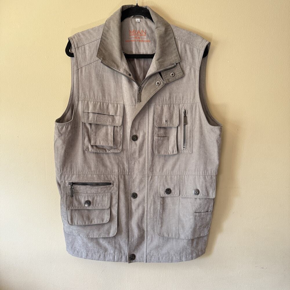 Vintage Gorpcore Vest M Multi Pocket Utility Jonin Techwear Safari Field As-Is